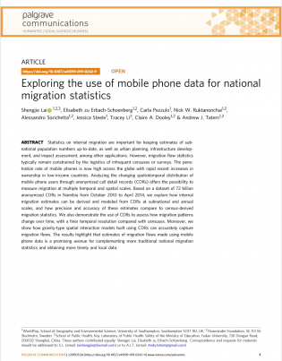 Exploring the use of mobile phone data for national migration statistics