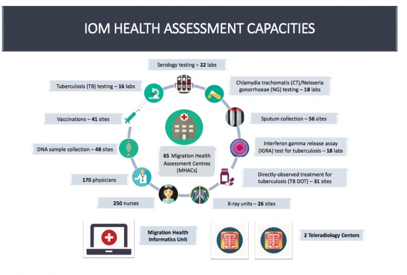IOM health assessments capacities 